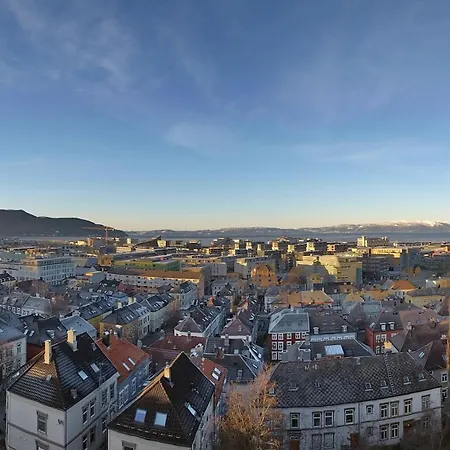 Panorama Penthouse, Center, Free Parking, Experienced Host Apartment Trondheim