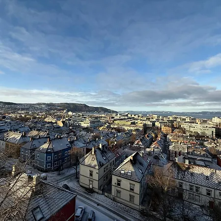 Panorama Penthouse, Center, Free Parking, Experienced Host Apartment Trondheim